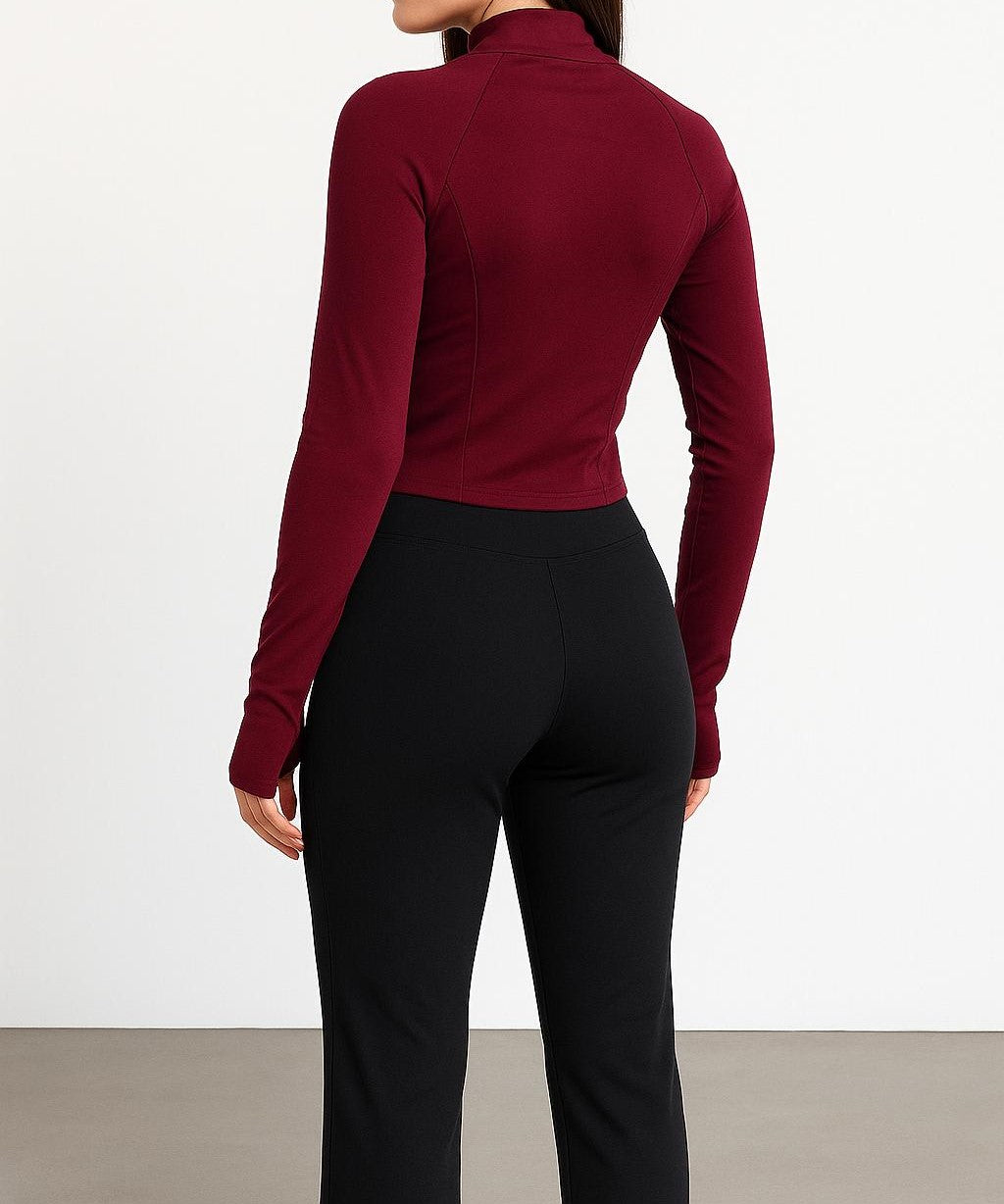 Kadın Parmak Geçme Detaylı Esnek Ceket