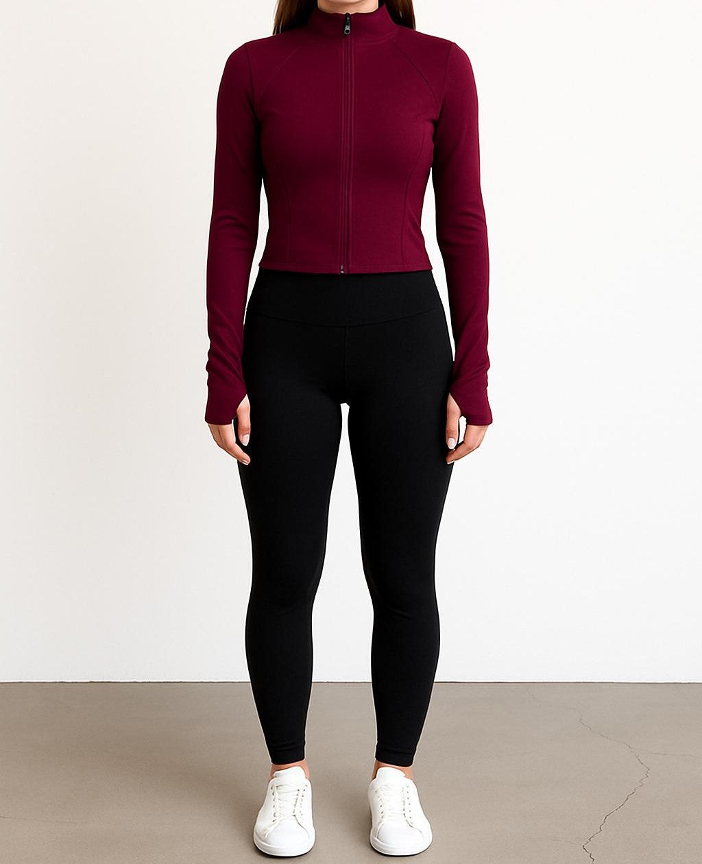 Kadın Parmak Geçme Detaylı Esnek Ceket