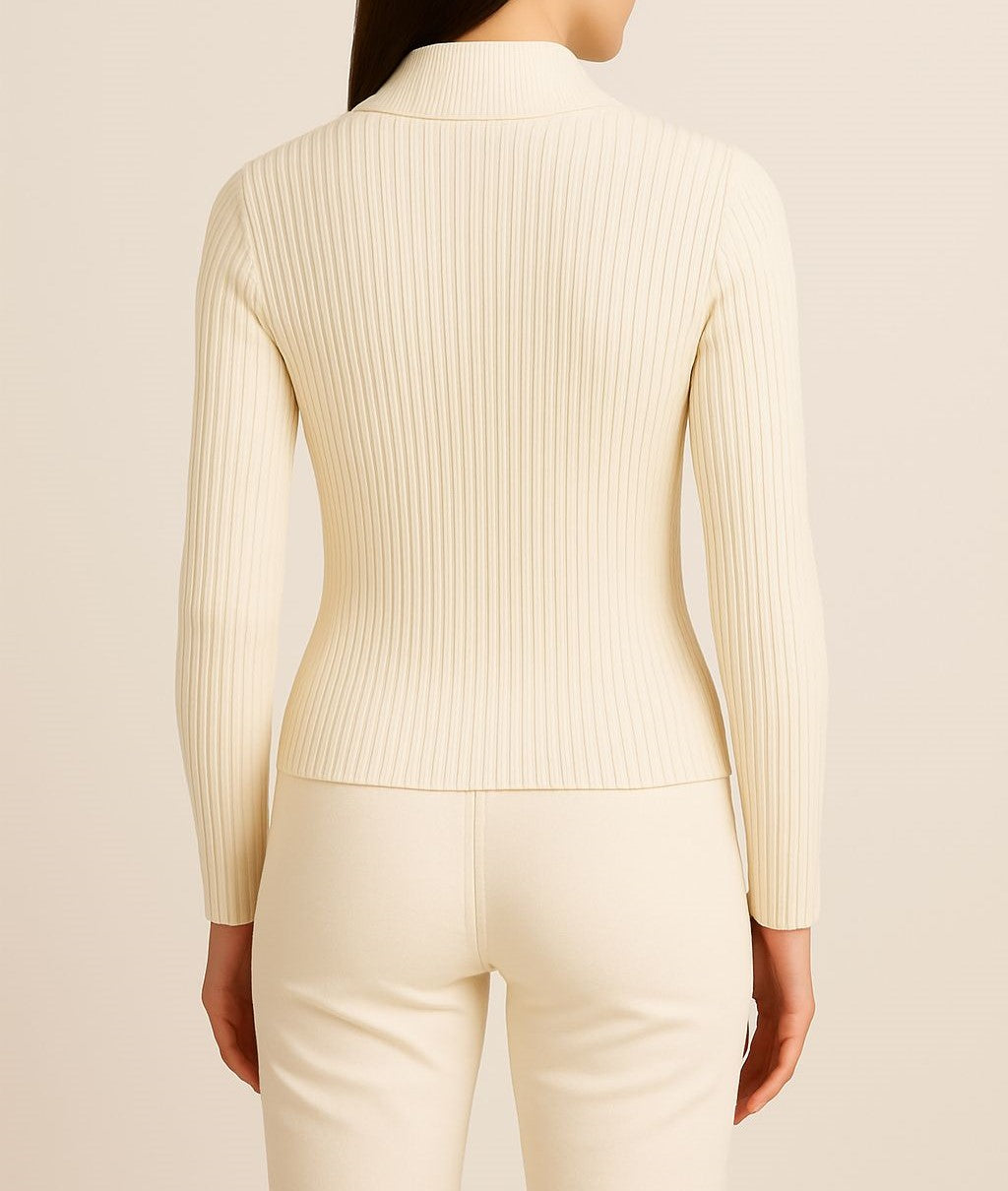 Kadın Şık Dar İnce Triko Kazak